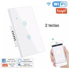 Interruptor inteligente smart wi fi alexa 2 teclas