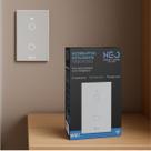 Interruptor Inteligente Smart Wi-fi Alexa google 2 Botões 4x2 Bivolt Branco Cod: 291990374 Neo Avant