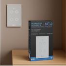 Interruptor Inteligente Smart Wi-fi Alexa google 4 Botões 4x2 Bivolt Branco Cod: 291990419 Neo Avant