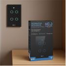 Interruptor Inteligente Smart Wi-fi Alexa google 4 Botões 4x4 Bivolt Preto Cod: 291990428 Neo Avant