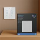 Interruptor Inteligente Smart Wi-fi Alexa google 6 Botões 4x4 Bivolt Branco Cod: 291990437 Neo Avant