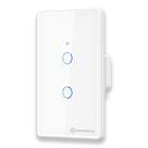 Interruptor Inteligente Touch 2 Botões WiFi TP1002 Branco Alexa Google