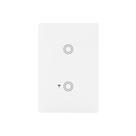 Interruptor Inteligente Touch Branco - MarGirius 2 Teclas Interruptor Inteligente Touch Branco - MarGirius 2 Teclas