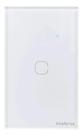 Interruptor Inteligente Touch Wi-Fi 1 Tecla EWS 1001 Branco
