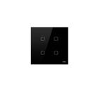 Interruptor Inteligente Touch Wi-Fi 4 Teclas Preto 4x4 FAME
