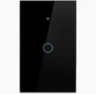 Interruptor inteligente touch wifi/bluetooth preto