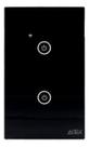 Interruptor inteligente touch wifi/bluetooth preto Interruptor inteligente touch wifi/bluetooth preto