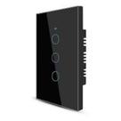 Interruptor inteligente touch wifi/bluetooth preto
