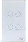 Interruptor Inteligente Touch Zigbee Ekaza 4 Botões Alexa
