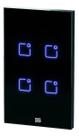 Interruptor Inteligente Weg Wifi Alexa Cor Preto 4 Botões Bivolt