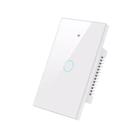Interruptor Inteligente Wi-Fi Touch 1 Botão S-n Automação de Iluminação Compatível com Voz Branco