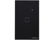 Interruptor Inteligente Wi-fi Wireless 1 Botão Preto Intelbras