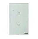 Interruptor Inteligente Wifi 2 Botões Touch 4x2 Alexa Tuya Smart Life Bivolt Branco - Lotus