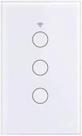 Interruptor Inteligente Wifi 3 Botões Smart Touch Tuya Alexa