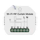 Interruptor Inteligente WiFi RF433 Para Cortinas Elétricas Com Controle Remoto, Compatível Com