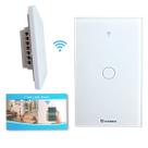 Interruptor Inteligente WiFi, Smart Sem Fio Multifuncional 1 botão (MB301 com neutro) Compatível Com Alexa Google