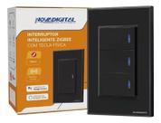 Interruptor Inteligente Zigbee 3 Teclas Física Novadigital Preto