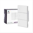 Interruptor Inteligente Zigbee Mercúrio Lite 3 Botões Físicos Ekaza Branco