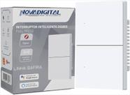 Interruptor Inteligente Zigbee Novadigital 2 Teclas Botões Safira 4x2 Branco