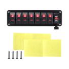 Interruptor LED Vermelho, Placa De Alumínio, Alavanca De Controle, Voltímetro, USB Duplo 4.2A Para Interruptor LED Vermelho, Placa De Alumínio, Alavanca De Controle, Voltímetro, USB Duplo 4.2A Para