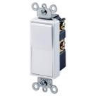 Interruptor Leviton 5604-2W 15A 120/277V Decora Rocker de 4 vias branco