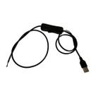 Interruptor Liga Desliga USB Fita Led 1 Metro Preto - 5 Unid