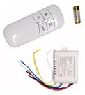 Interruptor Luz Controle Remoto Casa Inteligente 110 Volts Branco 127220v