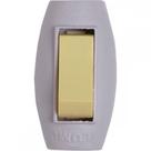 Interruptor Meio Cordao Ilumi Cinza 1649Pct - Kit C/10