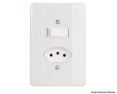 Interruptor Millenium 1 Simp + 1 Tom. 20A Mec-Tronic