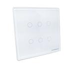 Interruptor Nova Digital Branco 6 teclas Wifi e RF 4x4