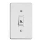 Interruptor Para Campainha Pulsador 6A Com Placa 4X2 - Pratika - Ilumi - PRATIKA/ILUMI