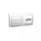 Interruptor para Sistema X 1T+Tomada Branco - Pial Legrand