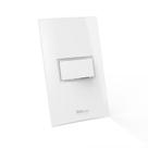 Interruptor Paralelo 10A 4x2 1 Tecla Branco Beleze Enerbras