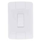 Interruptor Paralelo 6A Tramontina Linha Aria - Branco - Sistema Modular - Fixação Facilitada