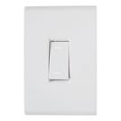Interruptor paralelo com 1 tecla Linha Liz Tramontina cor branco