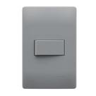 Interruptor Paralelo Com Placa Linha Habitat Onix - Fame.