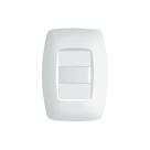 Interruptor Paralelo Fame Elegance Com Placa 4x2 Branco Interruptor Paralelo Fame Elegance Com Placa 4x2 Branco
