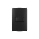 Interruptor Paralelo MarGirius B3 Colors 10A com Placa 4x2 Preto Ebony