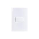 Interruptor Paralelo Margirius Sleek 10a Com Placa 4x2 Branco