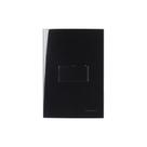 Interruptor Paralelo MarGirius Sleek10A com Placa 4x2 Preto Ebony