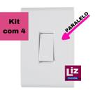 Interruptor Paralelo Three Way Tramontina Liz Kit Com 4 Unidades