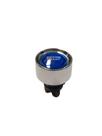 Interruptor partida universal cromado led azul