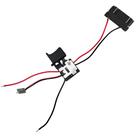 Interruptor Preto com Led e Contato da Bateria para Parafusadeira WAP BPF12K3 BPF12K4 FW008736 Interruptor Preto com Led e Contato da Bateria para Parafusadeira WAP BPF12K3 BPF12K4 FW008736