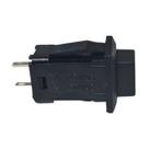 Interruptor Pulso PUSH momentâneo S/Trava Quadrado Preto