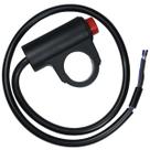 Interruptor punho botão pisca alerta universal carro moto 3 fios com suporte de fixação Interruptor punho botão pisca alerta universal carro moto 3 fios com suporte de fixação