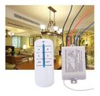Interruptor rele inteligente automação de Lampada 4 vias ABCD com controle remoto