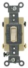 Interruptor seletor Leviton 15A 120/277V 4 vias AC Quiet Almond