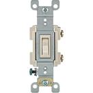 Interruptor seletor Leviton 204-RS115-TCP 15A 120V Light Almond Interruptor seletor Leviton 204-RS115-TCP 15A 120V Light Almond