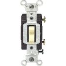 Interruptor seletor Leviton Lighted Handle 15A Ivory Interruptor seletor Leviton Lighted Handle 15A Ivory