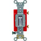 Interruptor seletor Leviton R57-01221-0LC 1P 20A Clear